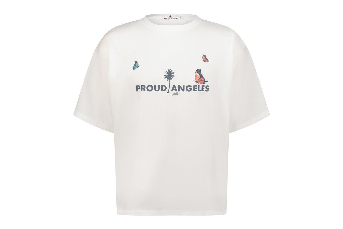 Proud Angeles Logo with Butterflies T-Shirt