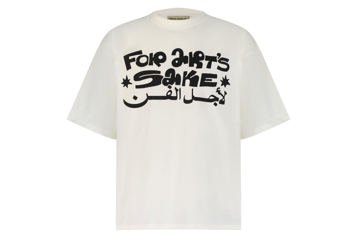 For Arts White Tee