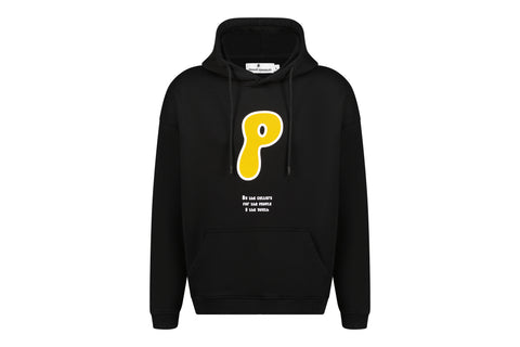 Black w/ Yellow Letter Hoodie